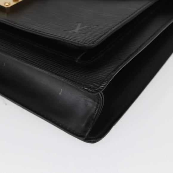 LOUIS VUITTON Epi Monceau 28 Hand Bag Black M52122 LV Auth 168500