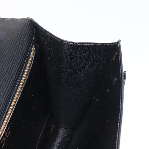 LOUIS VUITTON Epi Monceau 28 Hand Bag Black M52122 LV Auth 168500