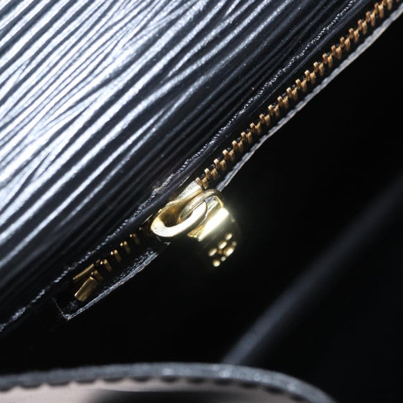 LOUIS VUITTON Epi Monceau 28 Hand Bag Black M52122 LV Auth 168500