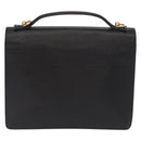 LOUIS VUITTON Epi Monceau 28 Hand Bag Black M52122 LV Auth 168500-2