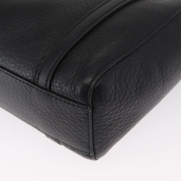 BALENCIAGA Every day Tote Bag Leather 2way Black Silver 551815 Auth 168501