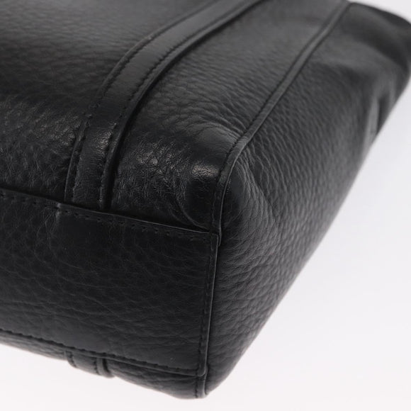 BALENCIAGA Every day Tote Bag Leather 2way Black Silver 551815 Auth 168501