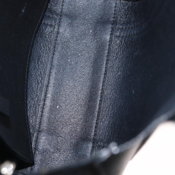 BALENCIAGA Every day Tote Bag Leather 2way Black Silver 551815 Auth 168501