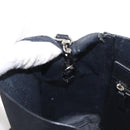 BALENCIAGA Every day Tote Bag Leather 2way Black Silver 551815 Auth 168501-21