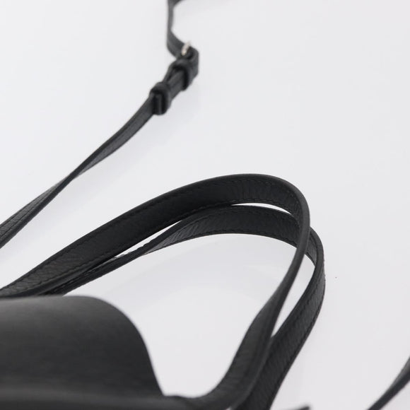 BALENCIAGA Every day Tote Bag Leather 2way Black Silver 551815 Auth 168501