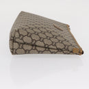 GUCCI GG Plus Supreme Pouch PVC Beige 07198 Auth 168504-4