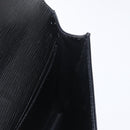 LOUIS VUITTON Epi Jena Clutch Bag Black M52722 LV Auth 168511-18