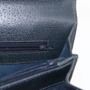 GUCCI GG Supreme Business Bag PVC Navy Gold 904 20 002 Auth 168514-22