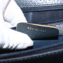 GUCCI GG Supreme Business Bag PVC Navy Gold 904 20 002 Auth 168514-12