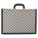 GUCCI GG Supreme Business Bag PVC Navy Gold 904 20 002 Auth 168514-2