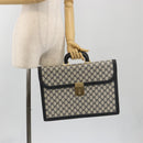 GUCCI GG Supreme Aktentasche PVC Navy Gold 904 20 002 Auth 168514-30