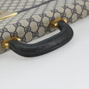 GUCCI GG Supreme Aktentasche PVC Navy Gold 904 20 002 Auth 168514-7