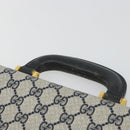 GUCCI GG Supreme Aktentasche PVC Navy Gold 904 20 002 Auth 168514-8