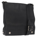 BALLY Shoulder Bag Leather Black Auth 168517-1