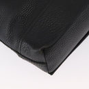 BALLY Shoulder Bag Leather Black Auth 168517-11