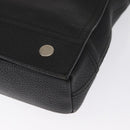 BALLY Shoulder Bag Leather Black Auth 168517-11