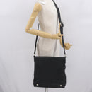 BALLY Shoulder Bag Leather Black Auth 168517-22