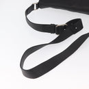 BALLY Shoulder Bag Leather Black Auth 168517-7