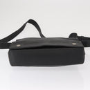 BALLY Shoulder Bag Leather Black Auth 168517-9