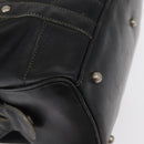 MCM Hand Bag Leather Black Auth 168518-10