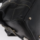 MCM Hand Bag Leather Black Auth 168518-12