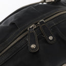 MCM Hand Bag Leather Black Auth 168518-14