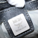 MCM Hand Bag Leather Black Auth 168518-18
