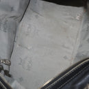 MCM Hand Bag Leather Black Auth 168518-19