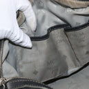 MCM Hand Bag Leather Black Auth 168518-23