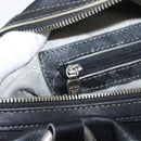 MCM Hand Bag Leather Black Auth 168518-25