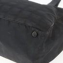 CHANEL New Travel line Tote Bag Nylon Black CC Auth 168519-15