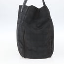 CHANEL New Travel line Tote Bag Nylon Black CC Auth 168519-4