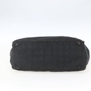 CHANEL New Travel line Tote Bag Nylon Black CC Auth 168519-5