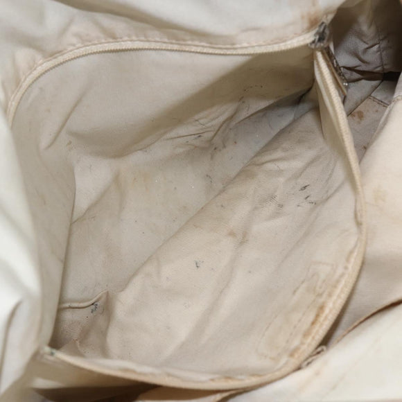 CHANEL Paris Biarritz MM Tote Bag Coated Canvas Gold CC Auth 168522