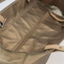 CHANEL Paris Biarritz MM Tote Bag Coated Canvas Gold CC Auth 168522-6