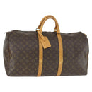 LOUIS VUITTON Monogram Keepall 55 Boston Bag M41424 LV Auth 168527-1