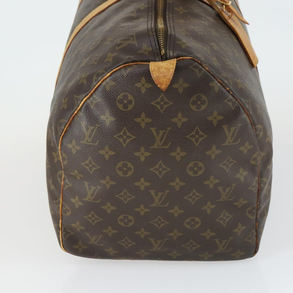 LOUIS VUITTON Monogram Keepall 55 Boston Bag M41424 LV Auth 168527