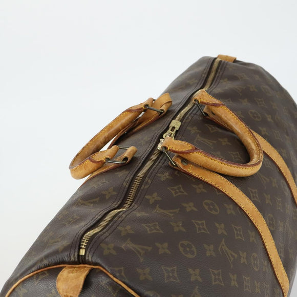 LOUIS VUITTON Monogram Keepall 55 Boston Bag M41424 LV Auth 168527
