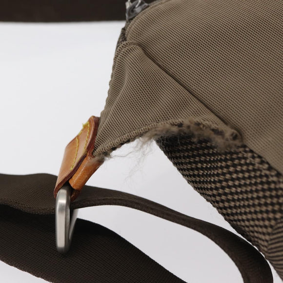 LOUIS VUITTON Damier Geant Arche Waist Bag Khaki M93022 LV Auth 168537