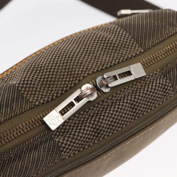 LOUIS VUITTON Damier Geant Arche Waist Bag Khaki M93022 LV Auth 168537