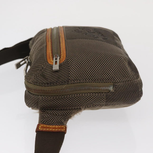 LOUIS VUITTON Damier Geant Arche Gürteltasche Khaki M93022 LV Auth 168537