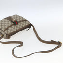 GUCCI GG Supreme Web Sherry Line Bag PVC Beige Gold 89 02 034 Auth 168543-7