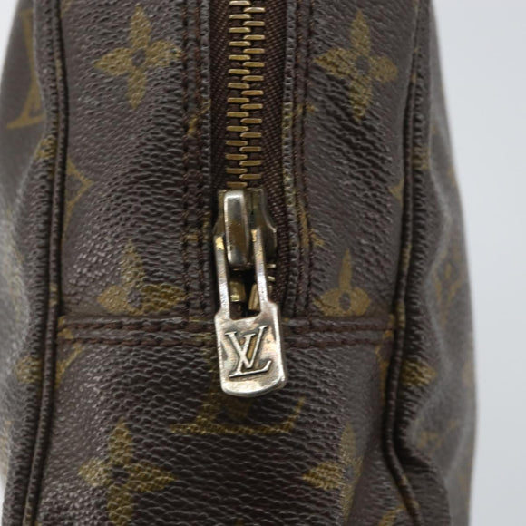 LOUIS VUITTON Monogram Trousse Toilette 28 Clutch Bag M47522 LV Auth 168549