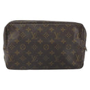 LOUIS VUITTON Monogram Trousse Toilette 28 Clutch Bag M47522 LV Auth 168549-2