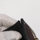 CHANEL Chain Tote Bag Canvas Brown CC Auth 168554-14