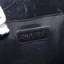 CHANEL Chain Tote Bag Canvas Brown CC Auth 168554-15