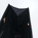 CHANEL Chain Tote Bag Canvas Brown CC Auth 168554-17