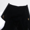 CHANEL Chain Tote Bag Canvas Brown CC Auth 168554-18