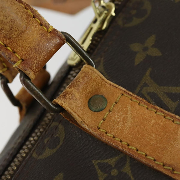LOUIS VUITTON Monogram Keepall 50 Boston Bag M41426 LV Auth 168555