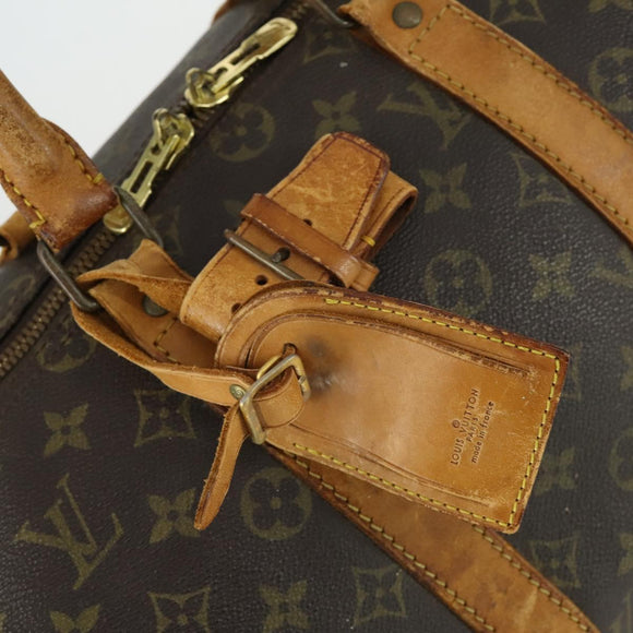 LOUIS VUITTON Monogram Keepall 50 Boston Bag M41426 LV Auth 168555